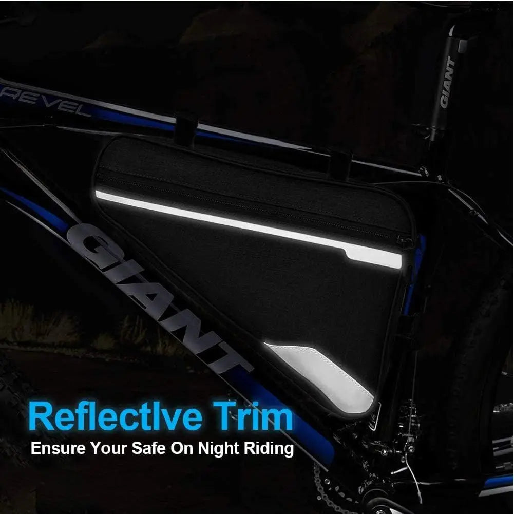 Bicycle Triangle Frame Bag — Waterproof Storage Pouch for Cycling