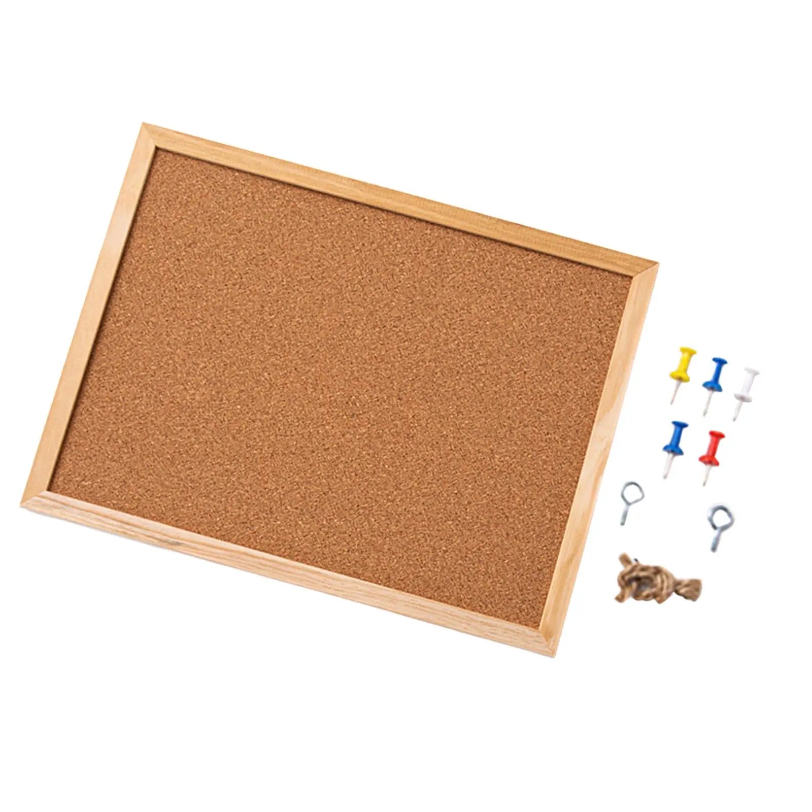 Cork Bulletin Board — Decorative Message Board for Home or Office