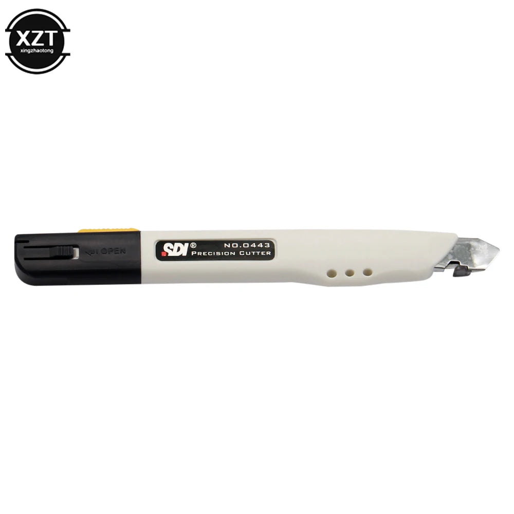 Retractable 30 Degree Utility Knife — Precision Craft Cutter for Leather and Paper