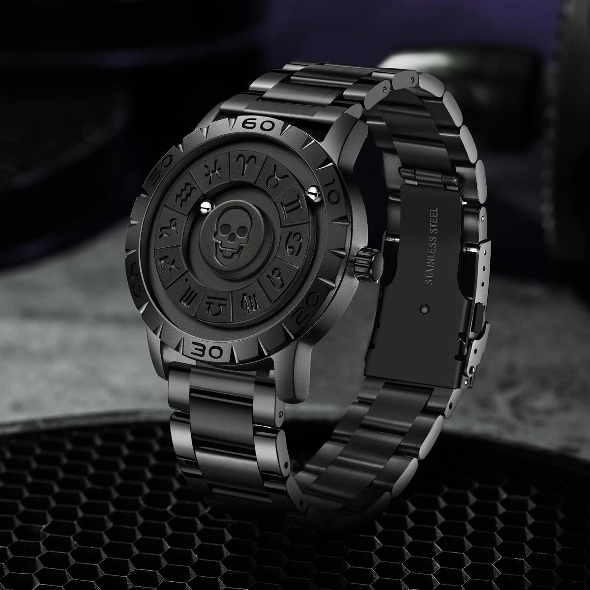 foxbox Magnetic Levitation Watch — Creative Floating Pointer Quartz Timepiece