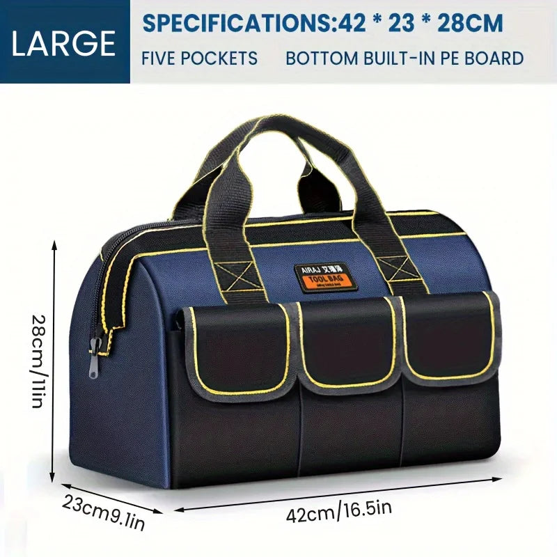 AIRAJ Multifunctional Tool Bag — Heavy Duty 1680D Oxford Cloth Storage