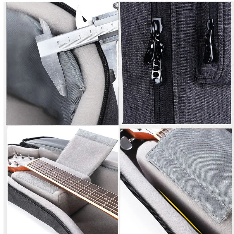 ABQP Acoustic Guitar Bag — Water Repellent Instrument Backpack