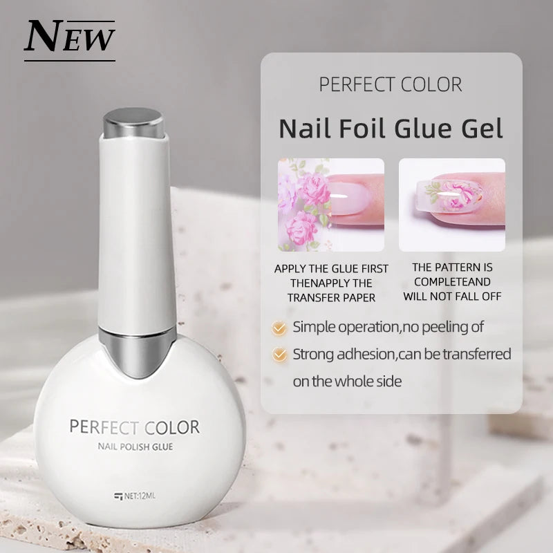 Perfect color Gel Base and Top Coat Set — High Gloss Long Lasting Finish