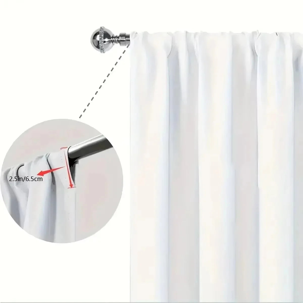 Grey Curtain Panels — Modern Window Treatment
