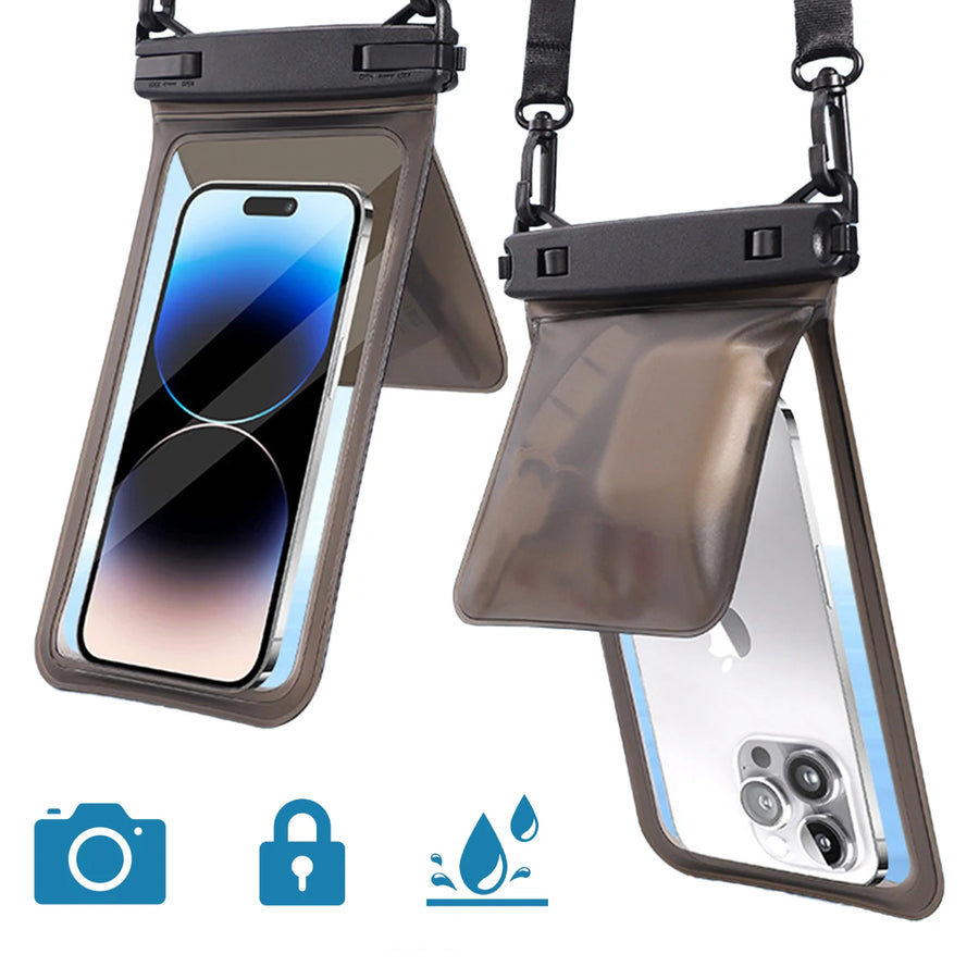 ANKNDO Double Bag Waterproof Phone Pouch — IPX8 Dry Bag with Lanyard