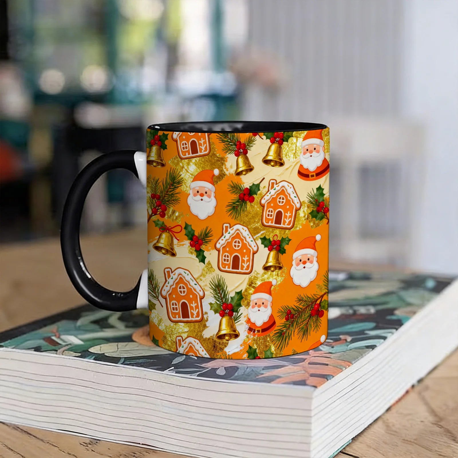 Ceramic Christmas Coffee Mug — Festive Holiday Drinkware for Home or Office