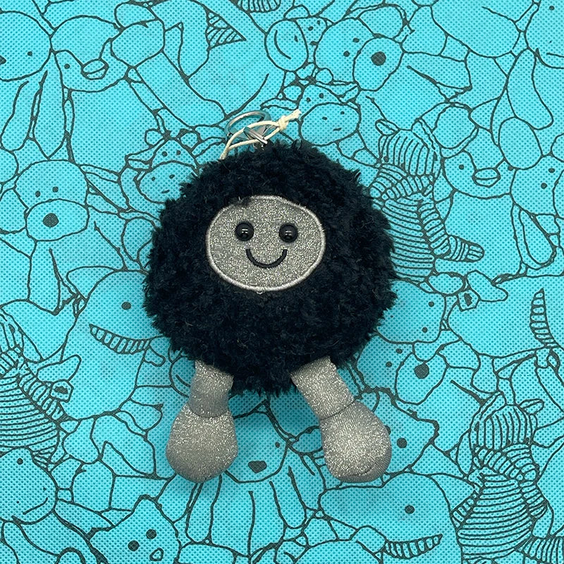 Assorted Plush Keychain Charm — Cute Animal & Food Backpack Pendant