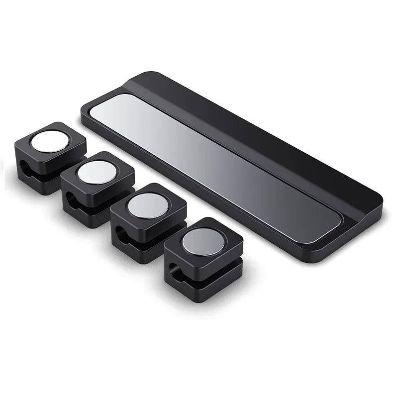 Magnetic Cable Organizer — Adjustable Cord Holder for Desk Management