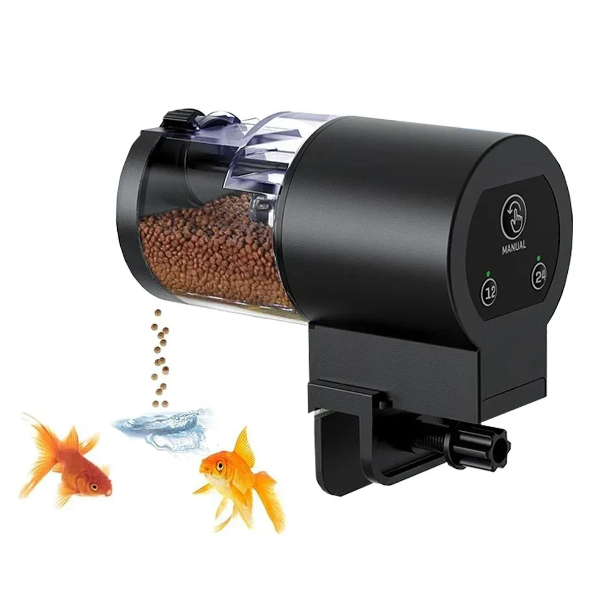Automatic Fish Feeder — Programmable Timer for Aquarium Care