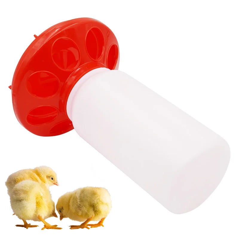 JIECARE Poultry Feeder and Drinker — Automatic Food and Water Dispenser