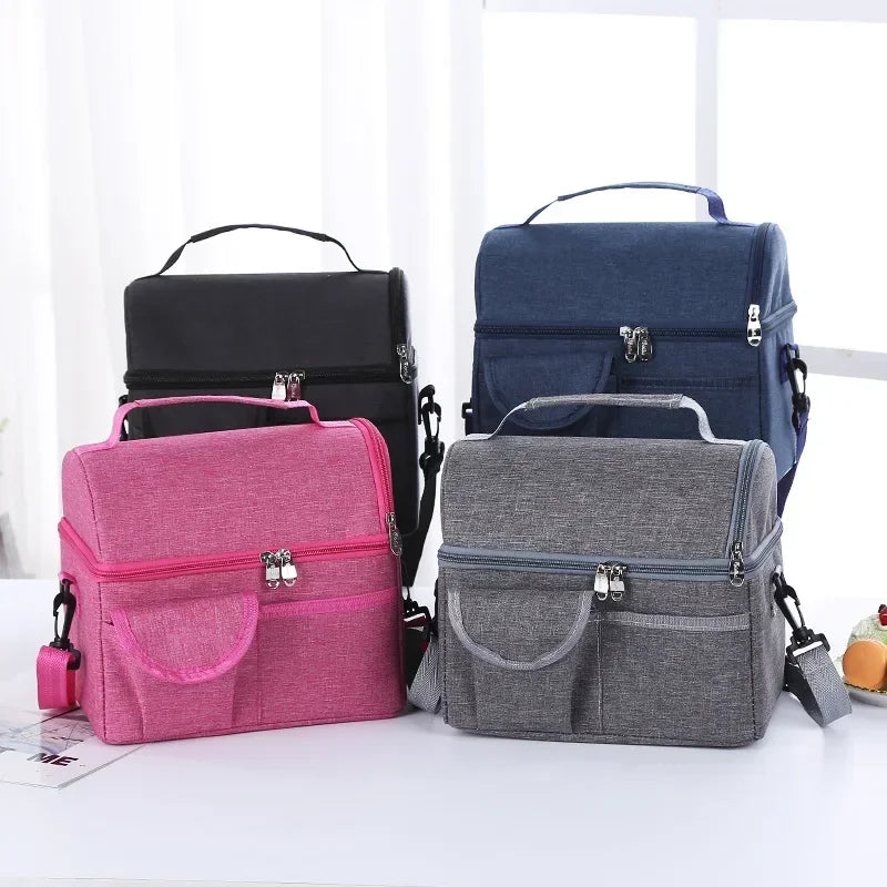 SMHXIANGQIANJIN Insulated Lunch Bag — 8L Thermal Cooler for Food & Drinks