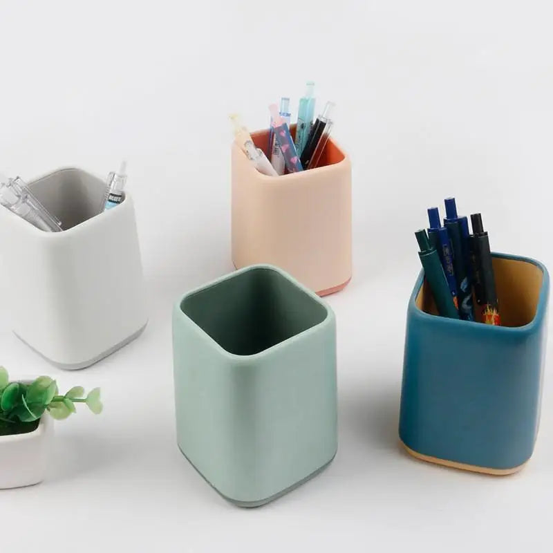 JETTING Desktop Pen Organizer — Minimalist Plastic Stationery Holder