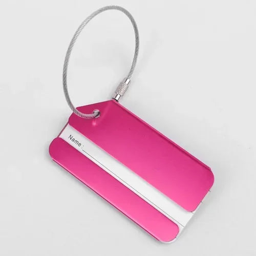 eTya Aluminum Alloy Luggage Tag — Durable Suitcase ID Holder for Travel