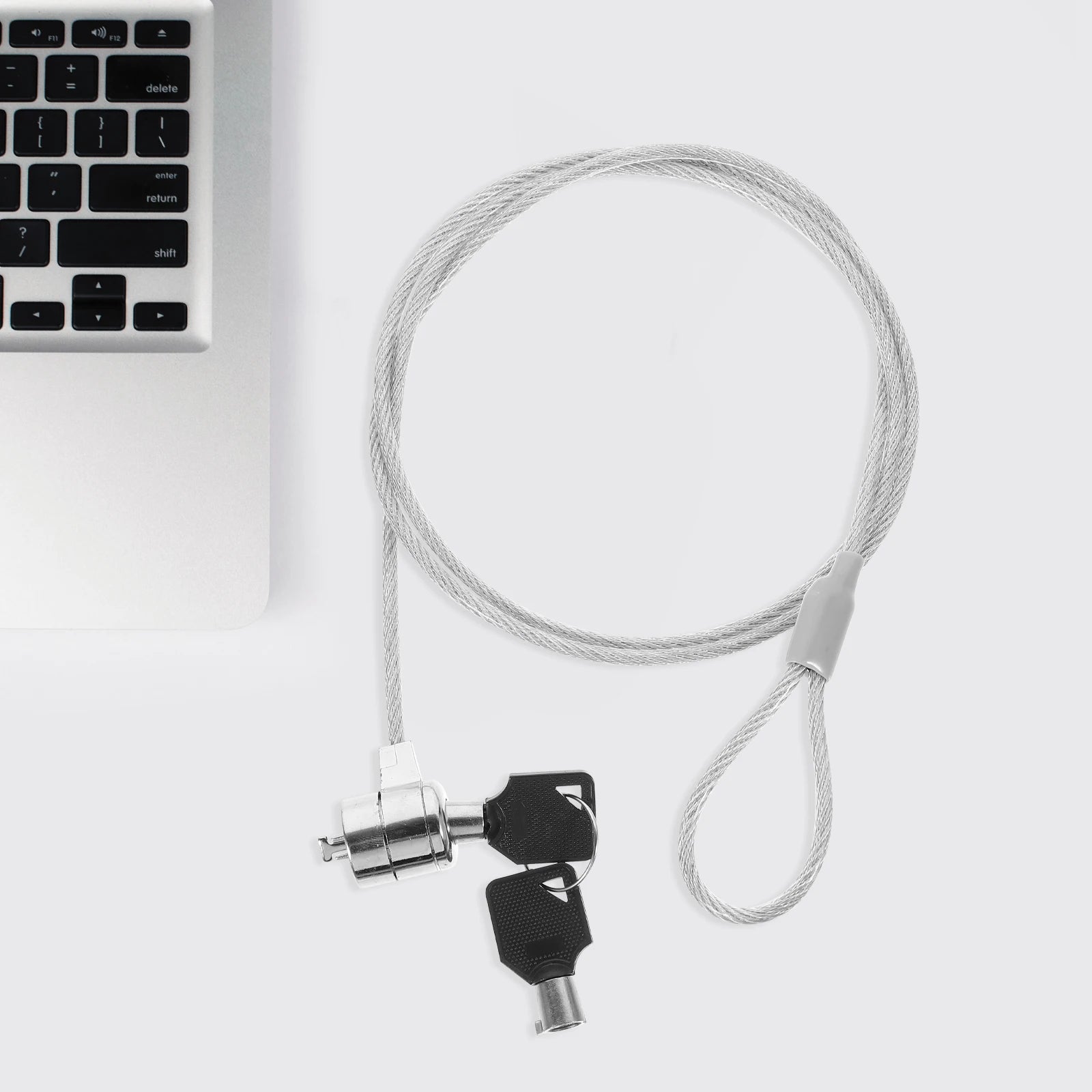 Laptop Security Cable Lock Set — Flexible Alloy Wire with Keys