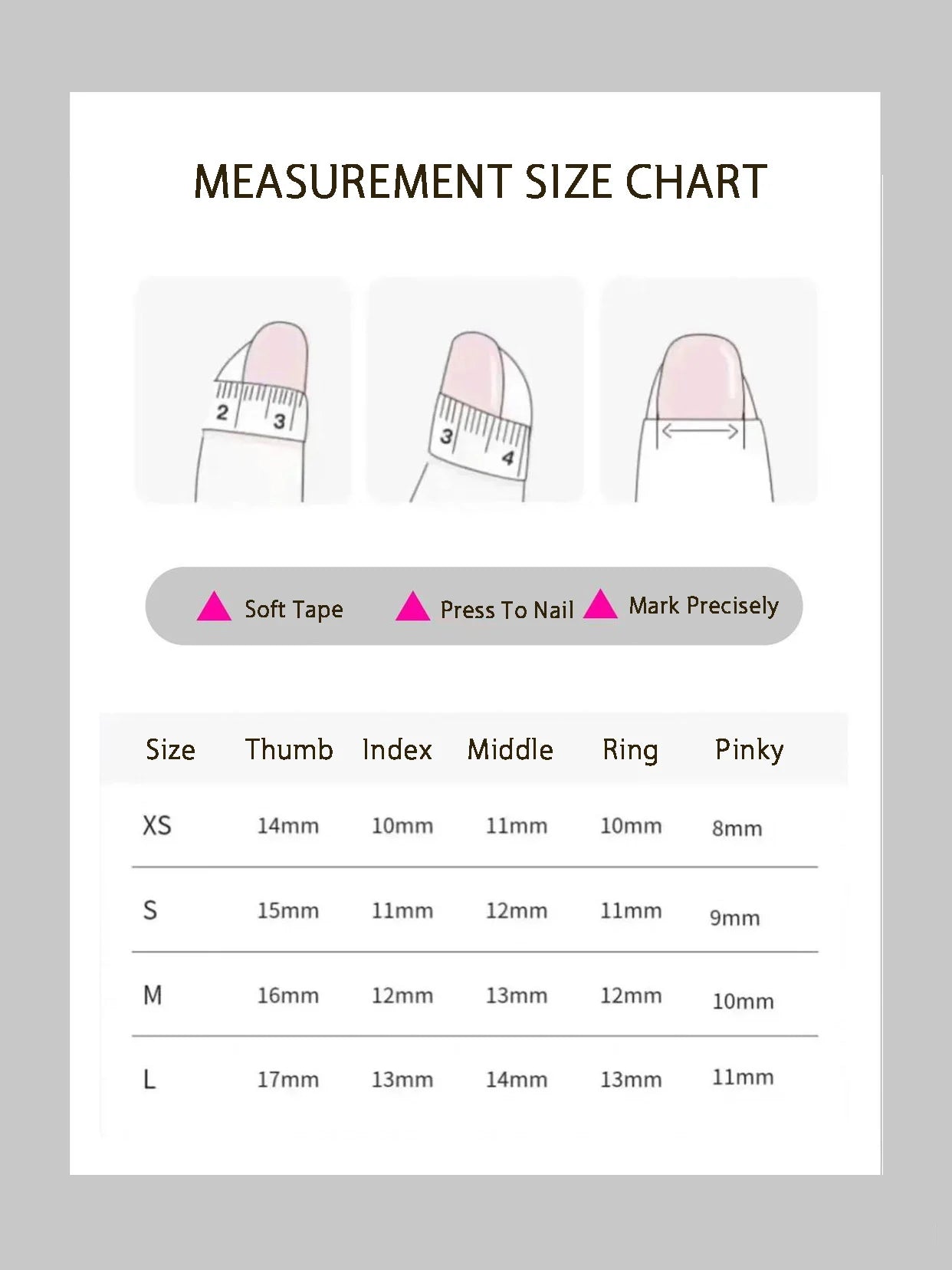 Lunamarine Almond Press On Nails — Bright Summer Color Handmade Set