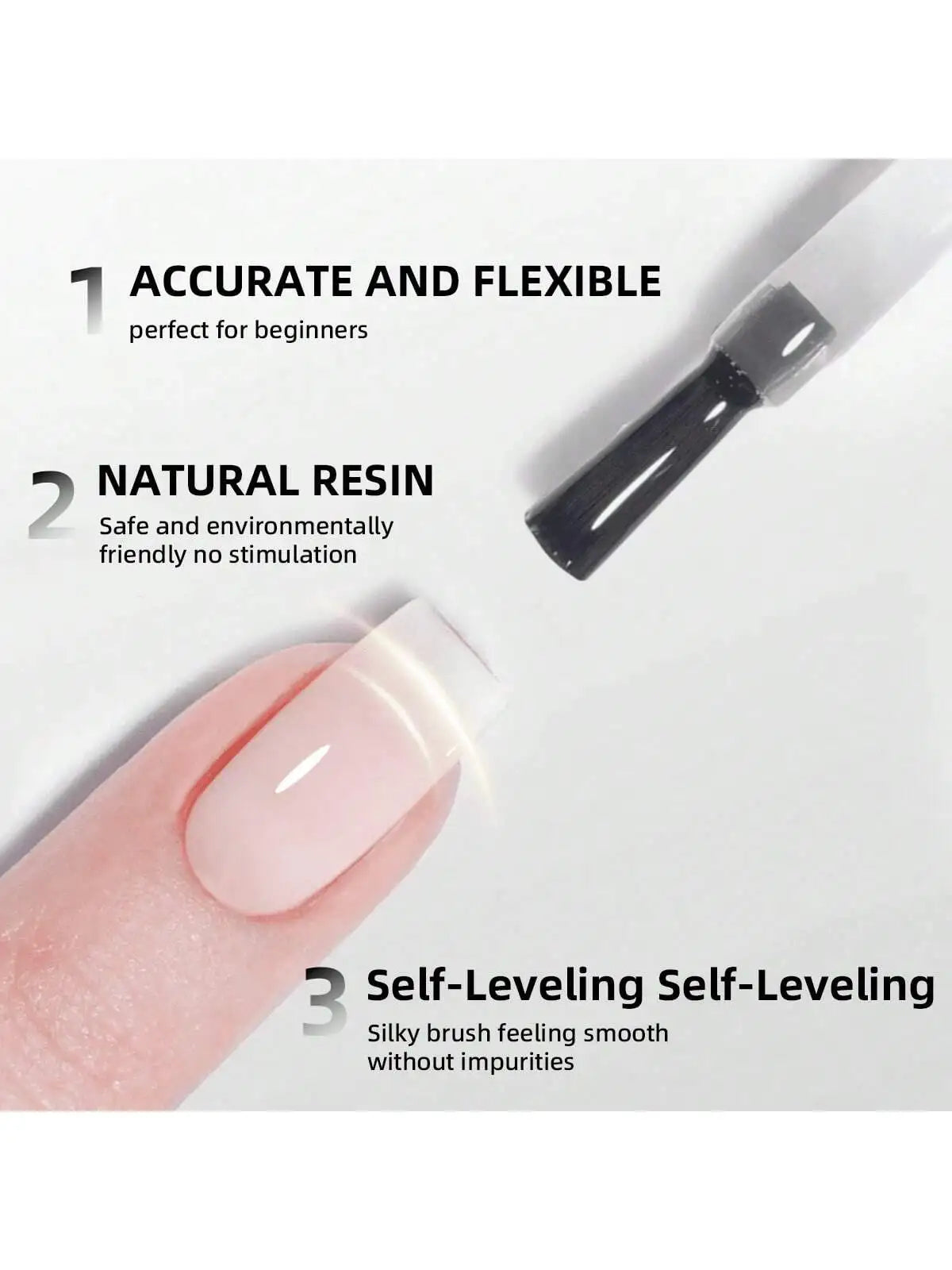 XEIJAYI Nail Gel Base Coat — Strengthening Extension Gel for UV LED