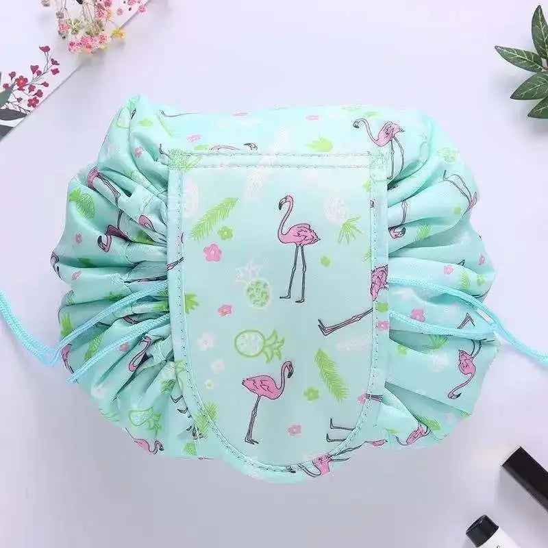 Drawstring Cosmetic Bag — Waterproof Travel Makeup Pouch & Organizer