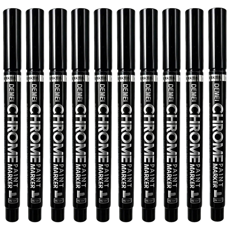 Mirror Marker Pens — High Gloss Reflective Paint for DIY Crafts
