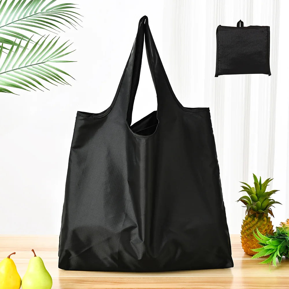 Foldable Reusable Shopping Bag — Large Capacity Eco-Friendly Tote