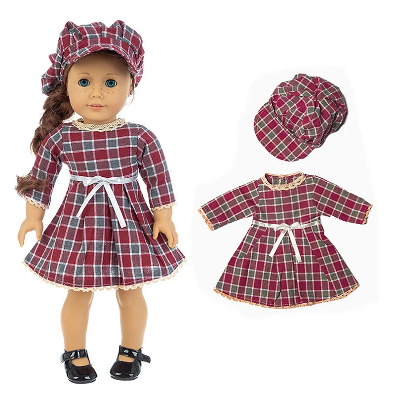 Miao Mama ai wawa Winter Doll Coat — Warm Outfit for 18 Inch Dolls