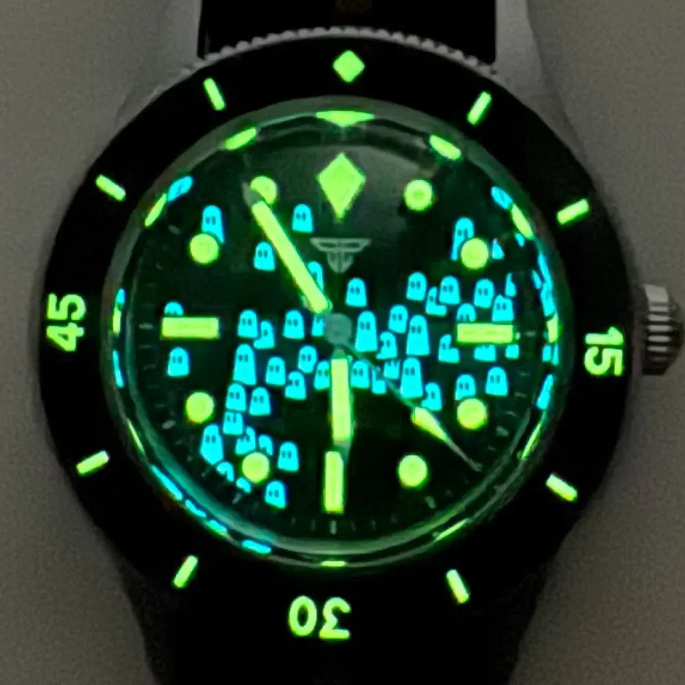 tandorio Automatic Mechanical Watch — 40mm Sapphire Glass Diver Style