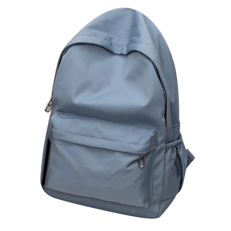 Women's Casual Nylon Backpack — Large Capacity School Rucksack