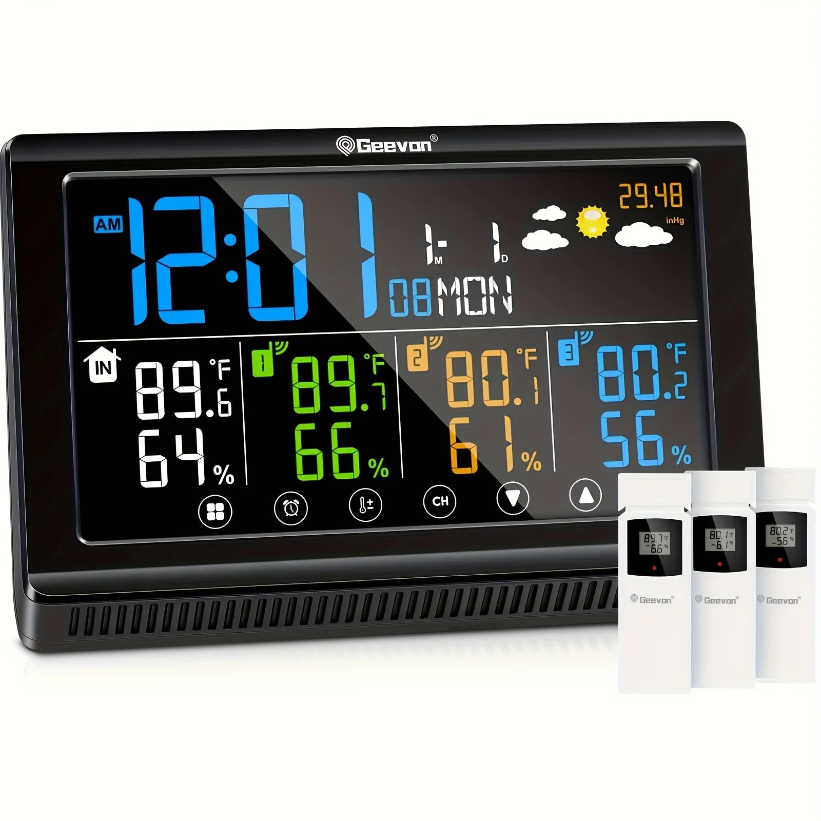 Geevon Weather Station — Digital Temperature Humidity Meter