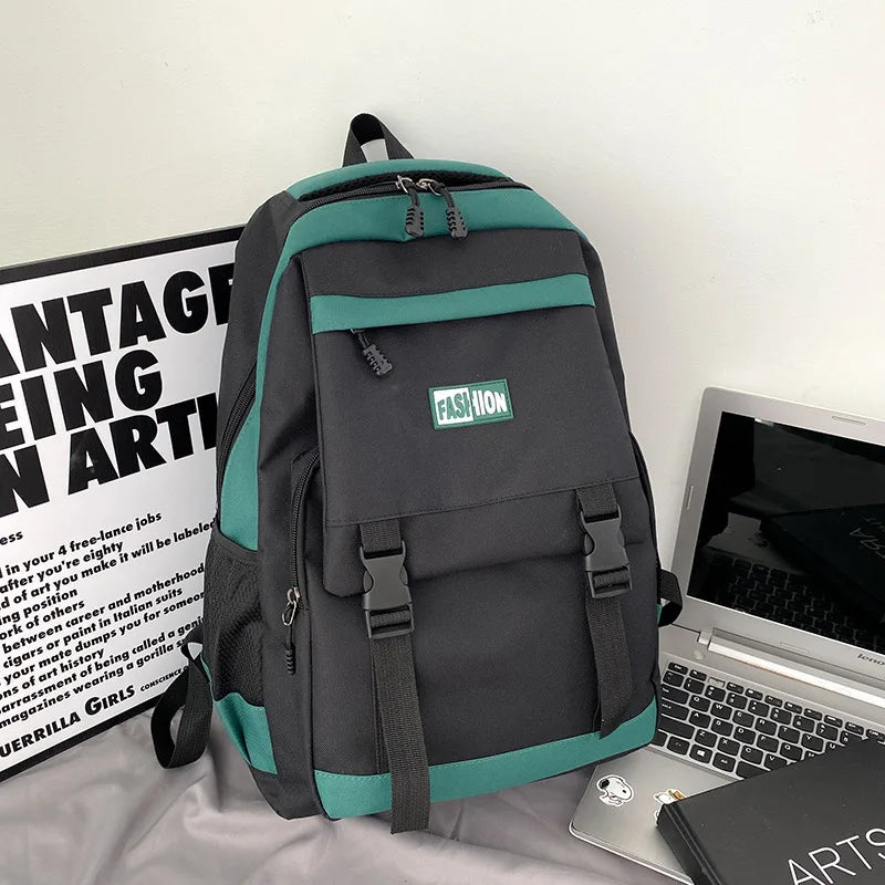 Large Capacity Business Backpack — Laptop Travel Bag with Oxford Fabric