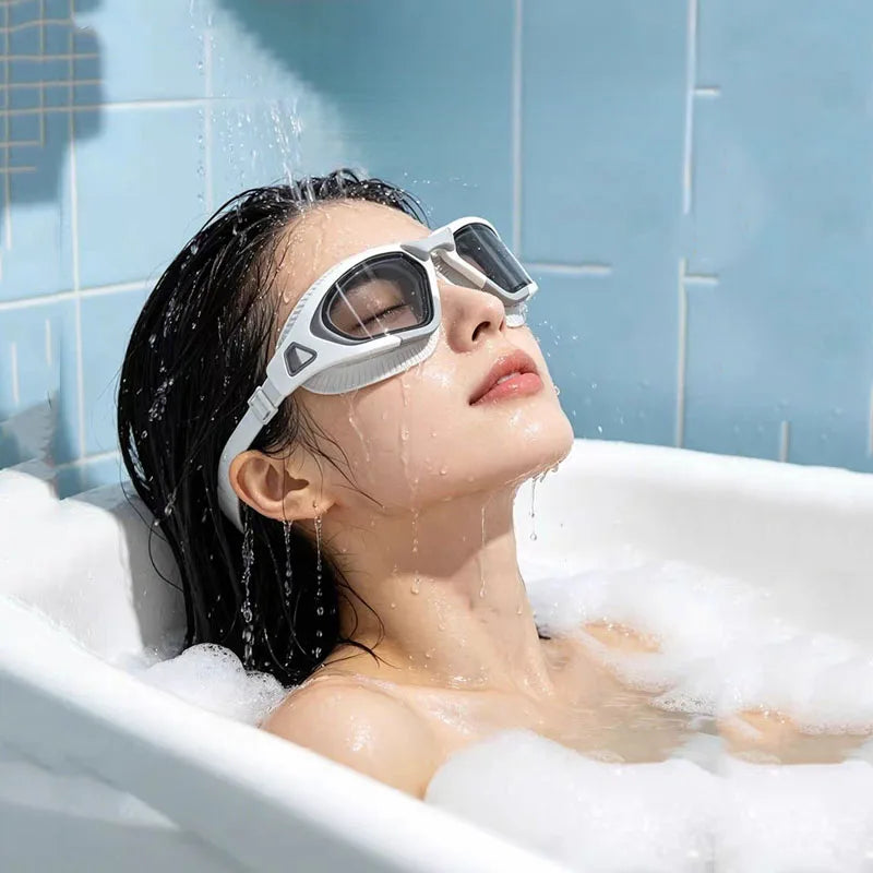 Professional Swimming Goggles Set — Anti-Fog High-Definition Eyewear