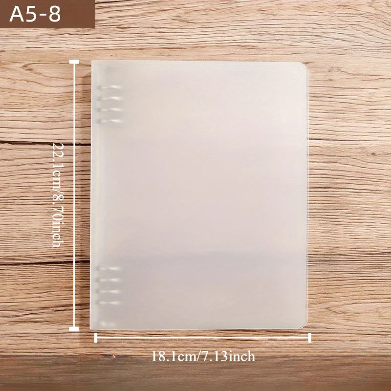 Plastic Ring Binder Organizer — Secure Clasp Closure for Office & School