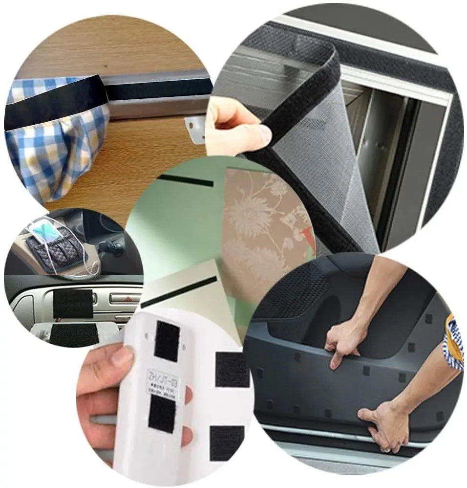 Self-Adhesive Hook and Loop Fastener Tape — Strong Nylon Magic Tape