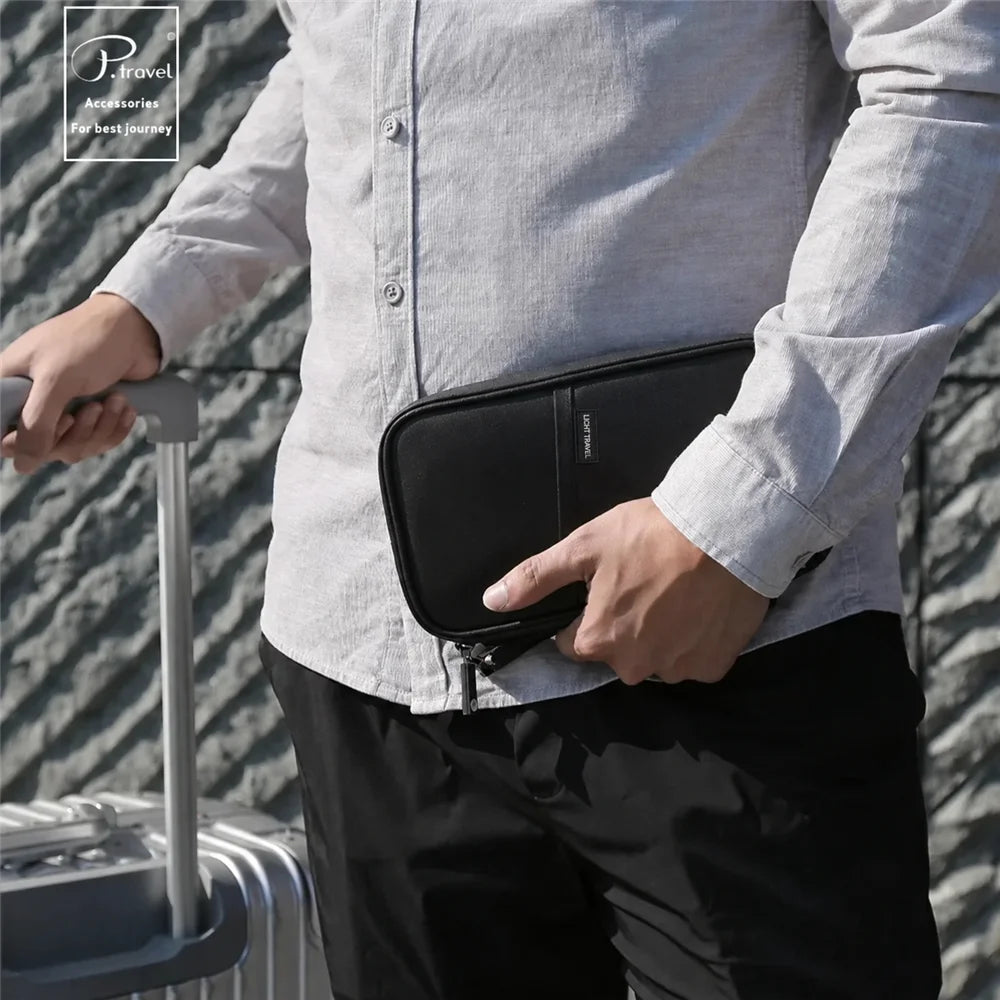 CEXIKA Travel Wallet — Waterproof Passport Organizer & Document Bag