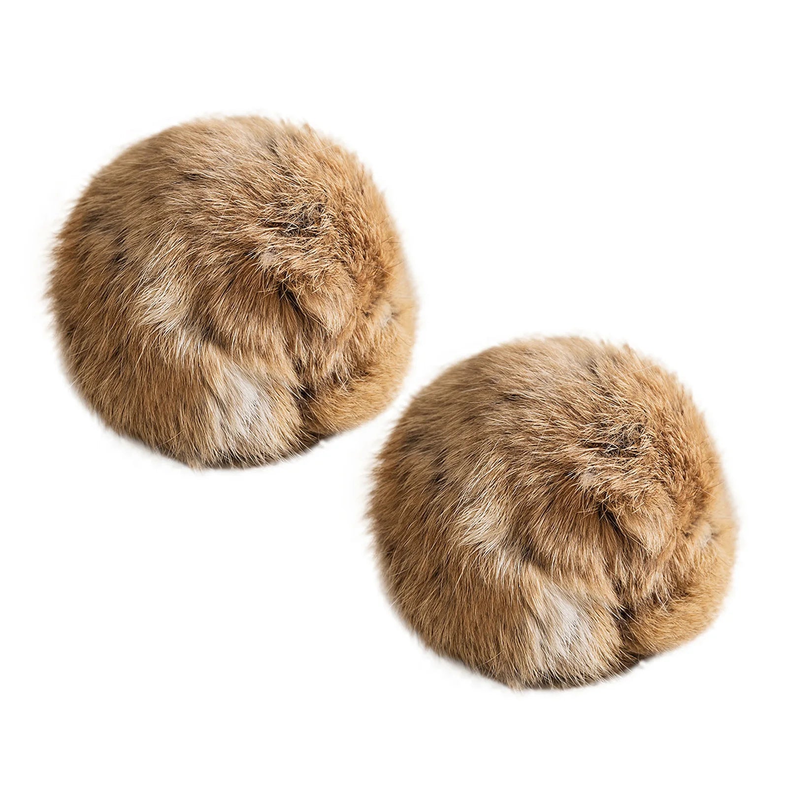 Rabbit Fur Catnip Ball Toy — Interactive Plush Chasing Toy for Cats
