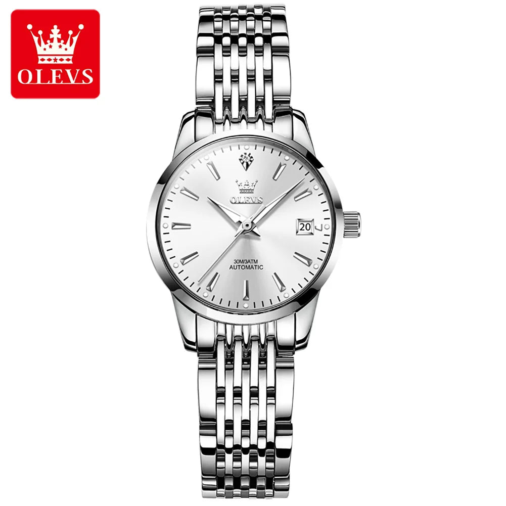 OLEVS 6635 Luxury Ladies Watch — Automatic Mechanical Chronograph