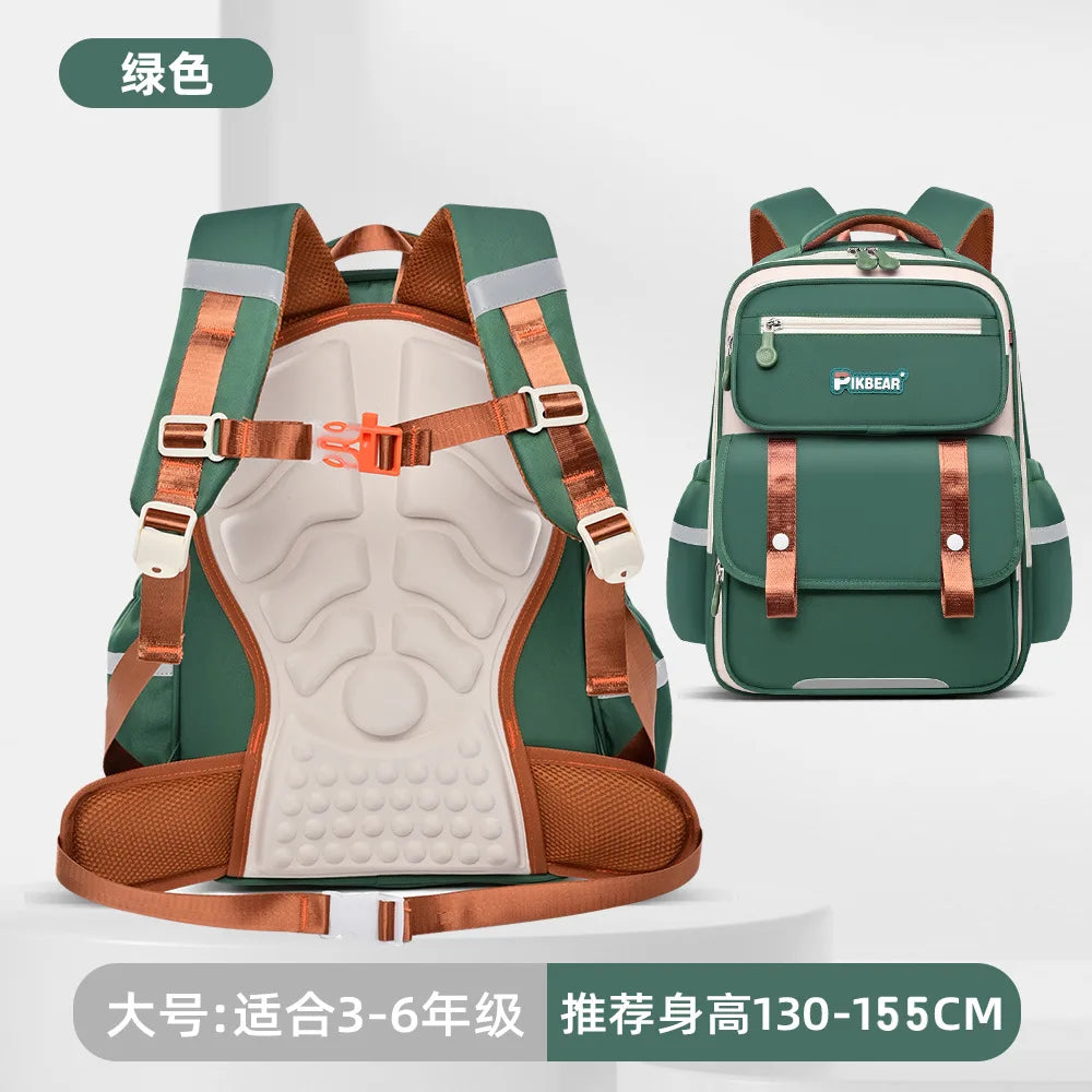 SOATIM Kids School Backpack — Waterproof Oxford Fabric Book Bag