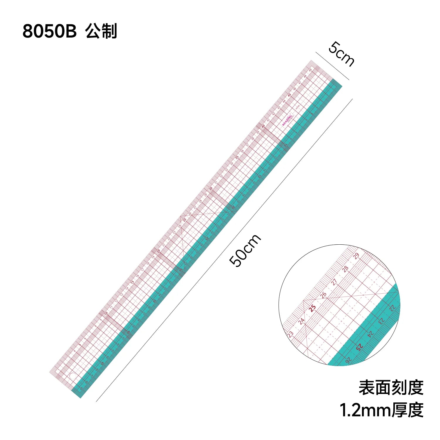 SmartBao Professional Tailor Grading Ruler — Multifunctional Pattern Making Tool