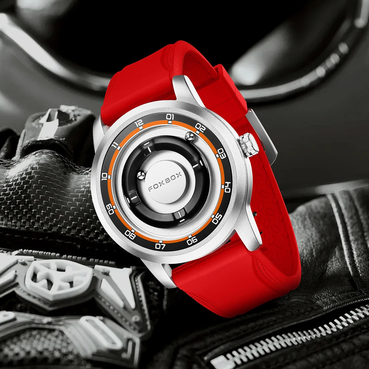 LIGE Floating Magnetic Pointer Watch — Creative Quartz Men's Wristwatch
