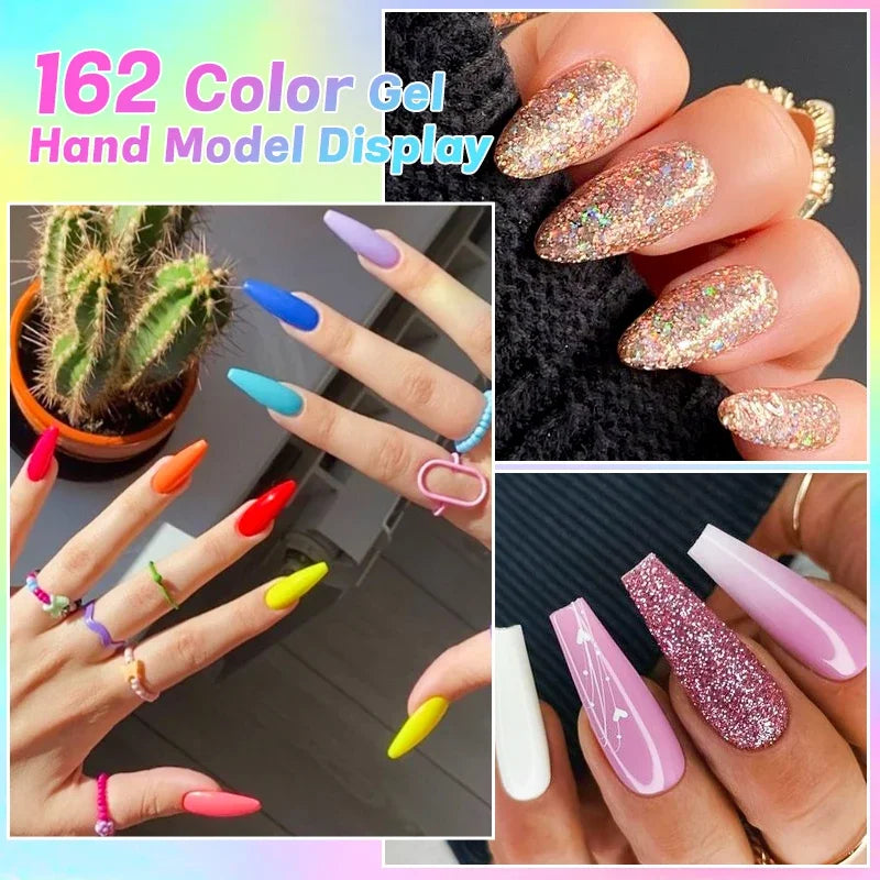 Four Lily Gel Nail Polish — Long Lasting Semi-Permanent Manicure Set