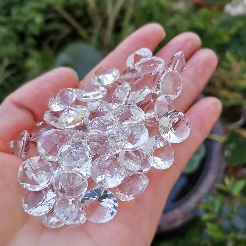 BOTG Crystal Mini Diamond Beads — Decorative Glass Figurine Ornaments