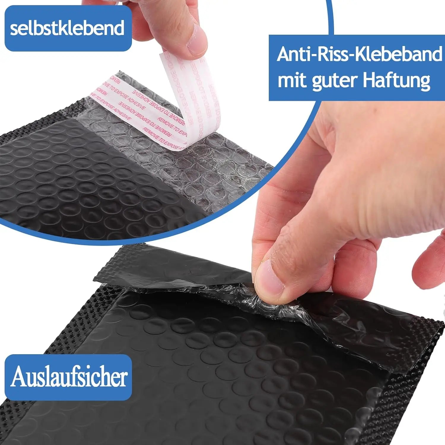 Padded Bubble Mailer Envelopes — Waterproof Self-Seal Shipping Bags