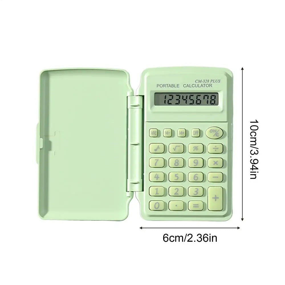 Mini Portable Scientific Calculator — Compact 8-Digit LCD Display for Students