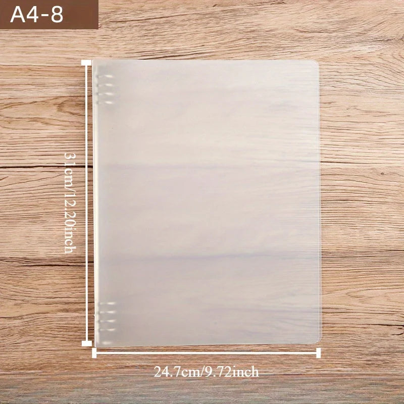 Plastic Ring Binder Organizer — Secure Clasp Closure for Office & School
