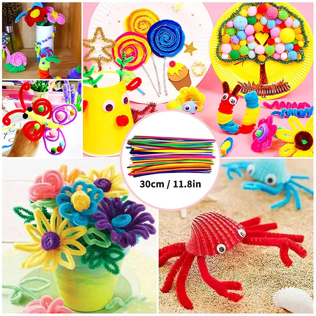 Kids DIY Art and Craft Supply Set — Creative Multi-Piece Activity Kit
