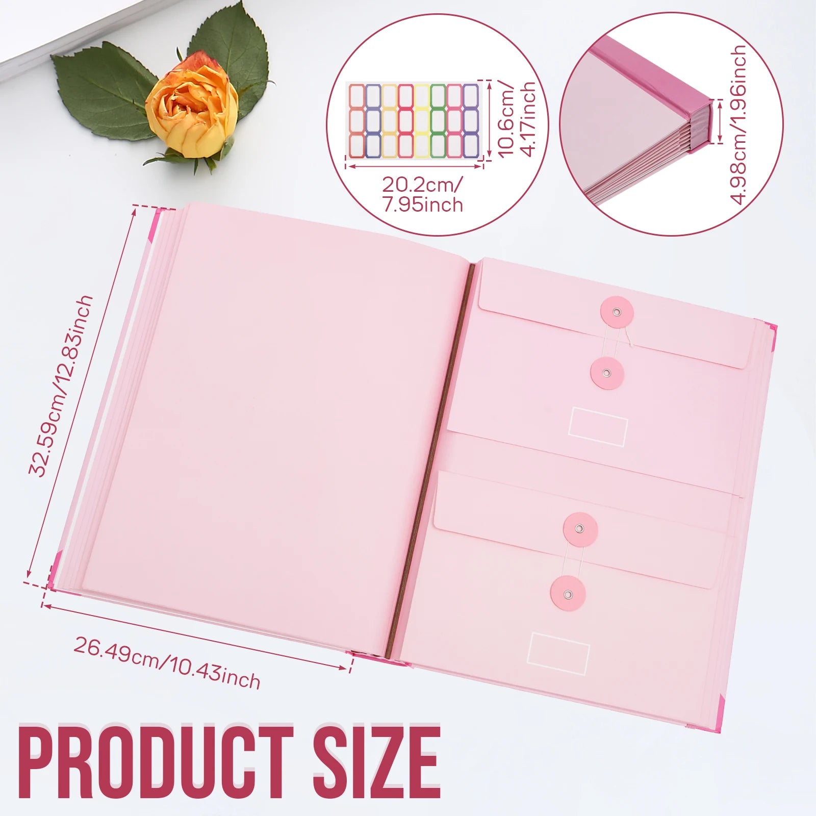 Document Organizer File Folder — Portable Emergency Binder & Storage Bag