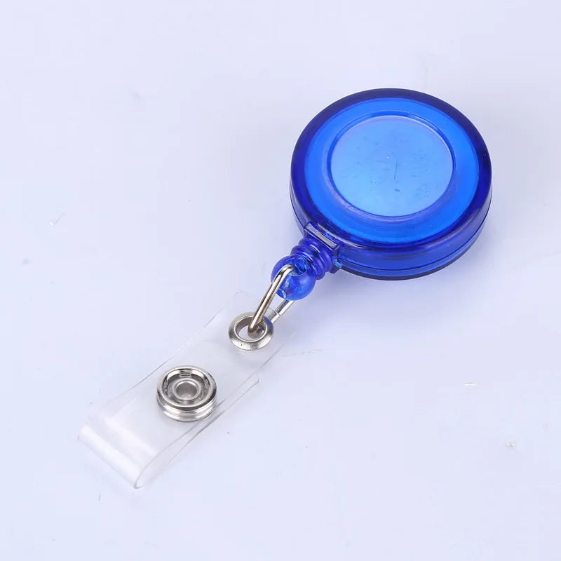 pelsone Retractable Badge Reel — Durable ID Holder Clip for Staff and Professionals