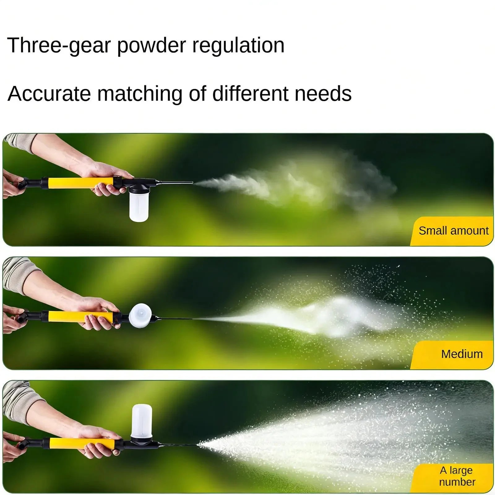 Diatomaceous Earth Powder Duster — Large Capacity Garden Sprayer
