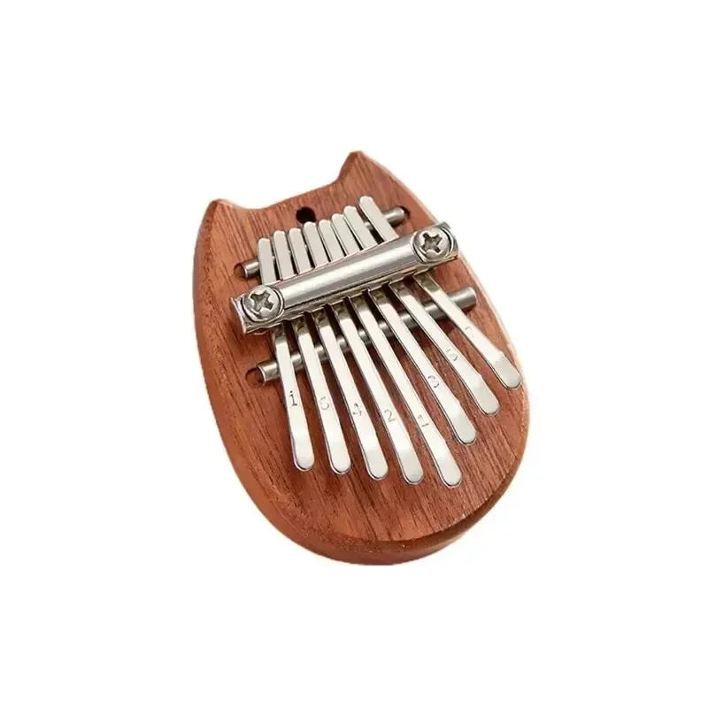 Miwayer 8-Key Mini Wooden Kalimba — Portable Thumb Piano Musical Instrument