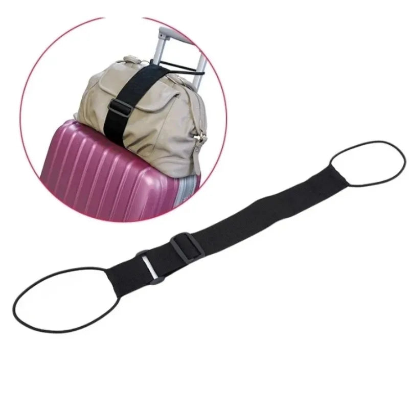 Adjustable Elastic Luggage Strap — Secure Bungee Belt for Suitcases