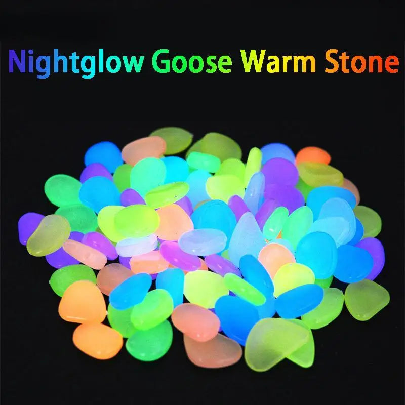 Glow in the Dark Garden Pebbles — Decorative Stones for Fish Tanks and Landscaping