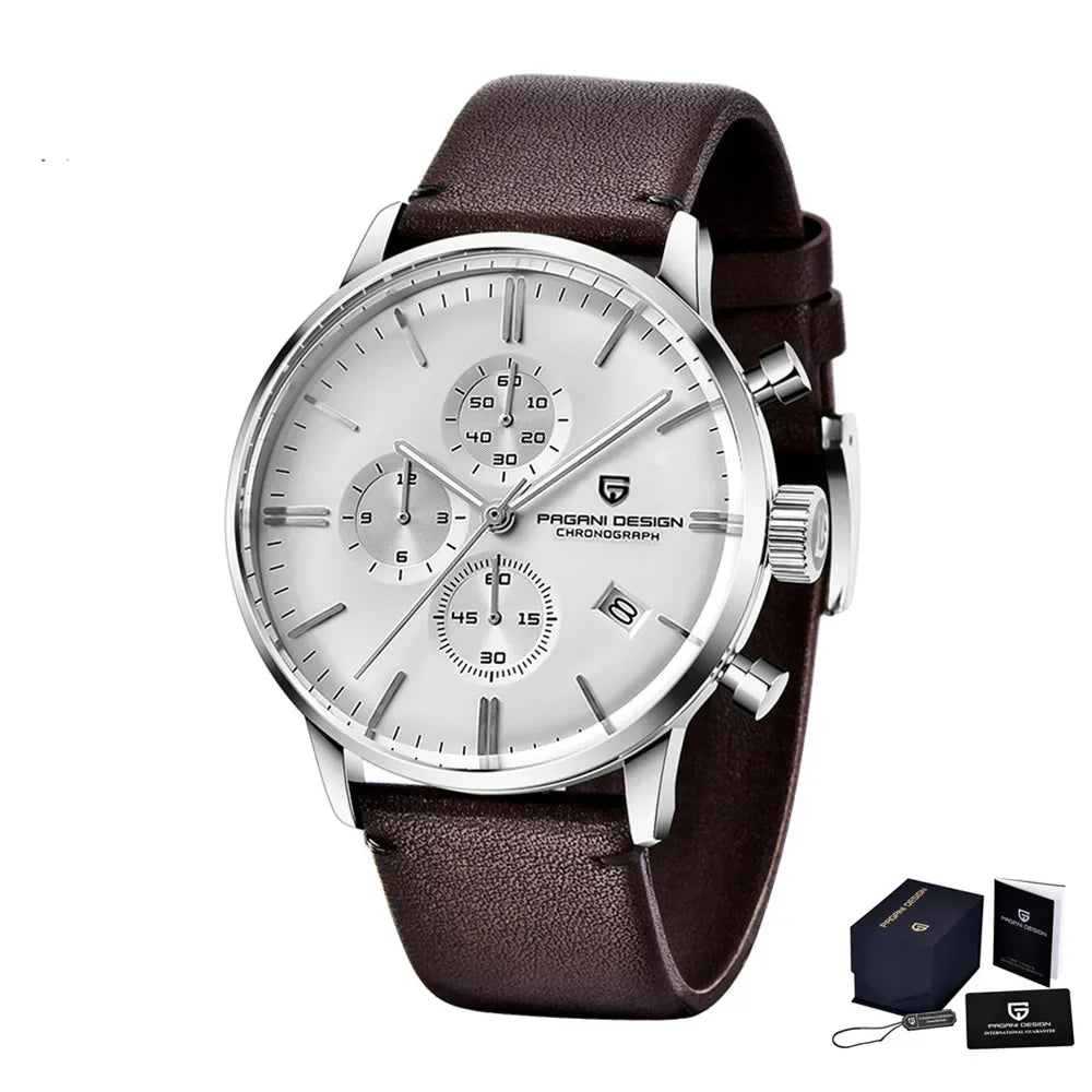 PAGANI DESIGN 2720 Chronograph Watch — Professional Business & Sport Quartz